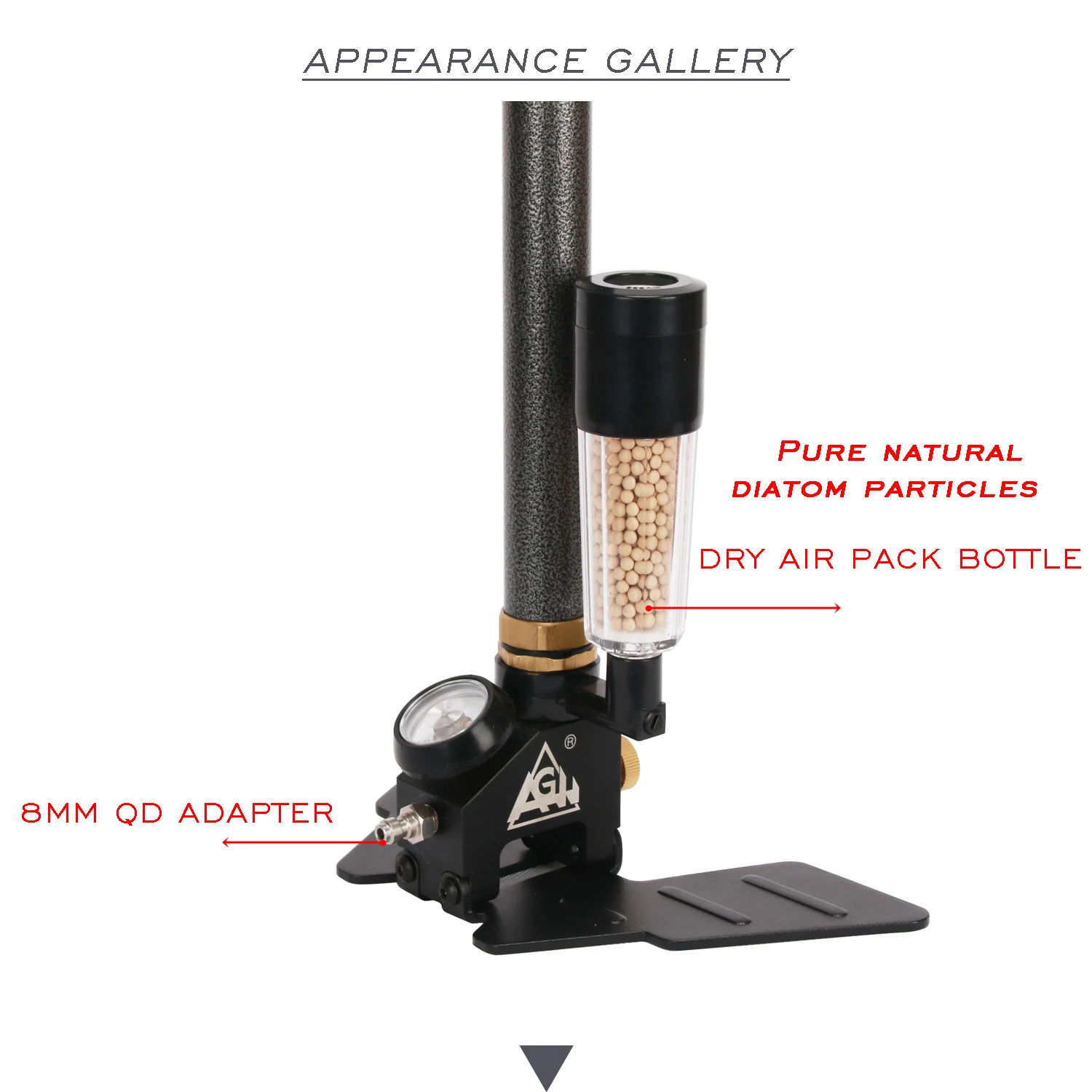 New Agh-g3l Pcp Hand Pump Dry-pac Kit 4500psi/30mpa Oil Moisture Filter ...