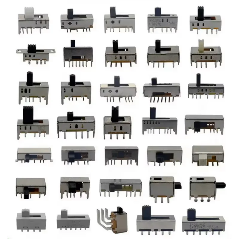 Mini Slide Switches SMT Dip 2P 3P 4P 6P 8P Way PCB Push Switch 2P4T 2P3T 2P2T 3Pin 4Pin 6Pin 8Pin Spdt Smd 2P 3P 4P 6P 8P