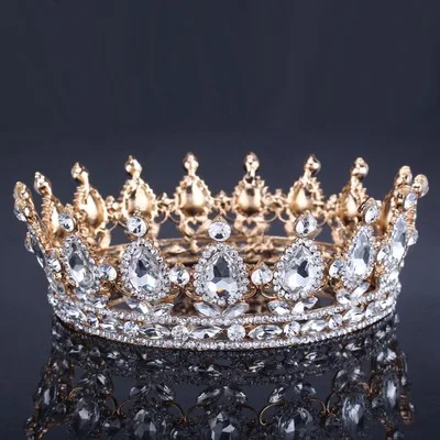 Collana Vintage In Strass Per Matrimonio Argento 21,0 G/37,5-41,5 Cm