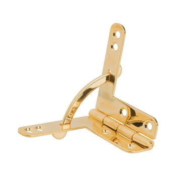 CNC Custom Machining Accessories Parts Gold Plated Stainless Steel Quadrant Hinges for Humidors Jewelry Cases