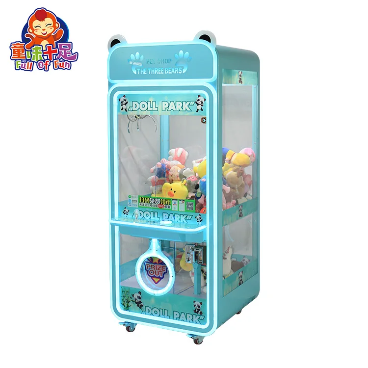 Panda Transparent Claw Machine Child Mini Crane Game Machine Toy Claw Crane Machines Can Be Customized