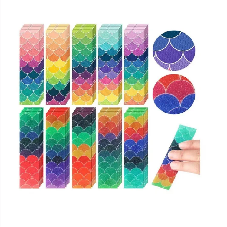 Calm Strips - Autocollants Sensoriels Anti-Stress, Textures Apaisantes Pour Téléphone, Bureau Et Ordinateur