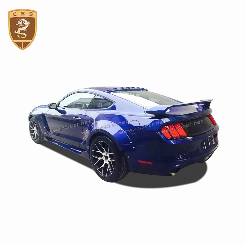 New Arrival CSS Design Oem Body Kit 2015 Mustang Fiber Glass Wide Body Kit