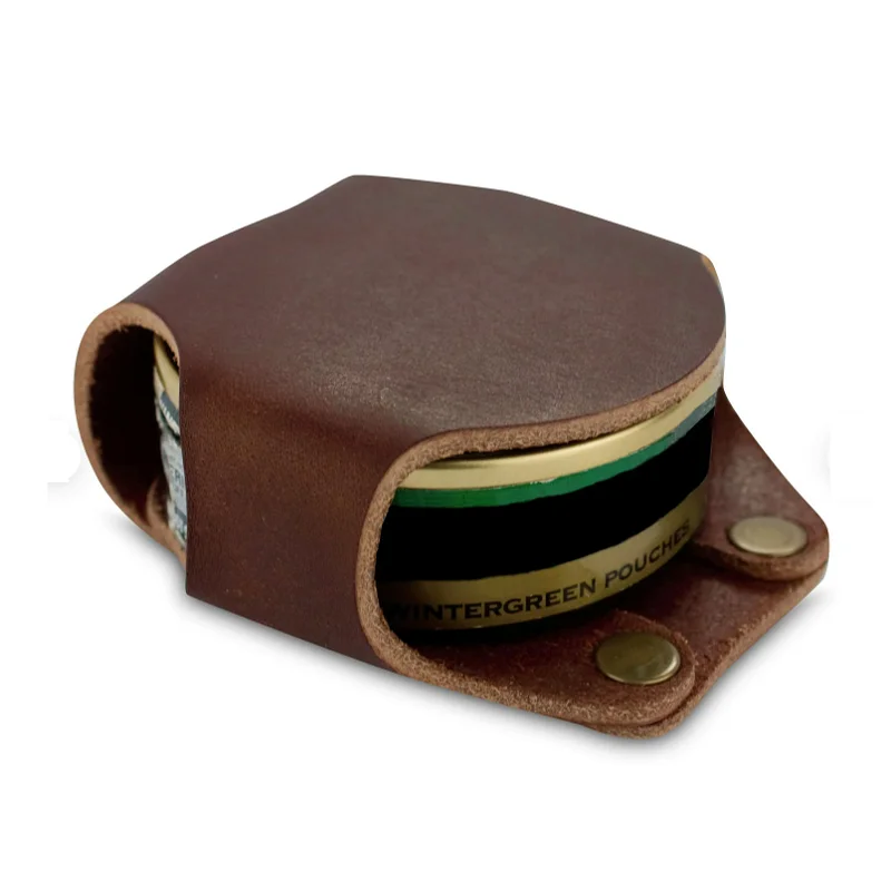 leather tobacco can holder Portable Durable Dip Can Belt Holster PU Leather Dip Can Holder Dip Can  Waist Bag| Alibaba.com