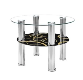 Hot Products Glass Top Coffee Tea Table Customized Tempered Glass Kitchen Dining Room Set Table