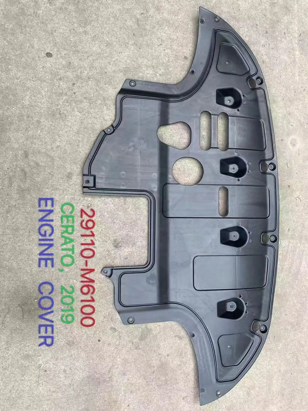 Auto Body Parts Car Engine Cover Automobilteile Manufacturers Plastic