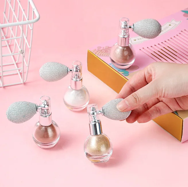 Хайлайтер пудра блеск спрей мерцающий макияж для тела