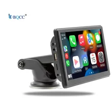 BQCC 7" Wireless CarPlay&Android Auto Player Car Monitor Car Truck Headrest Monitor 1080P Back Camera Mirror BT USB FM DVR B500W