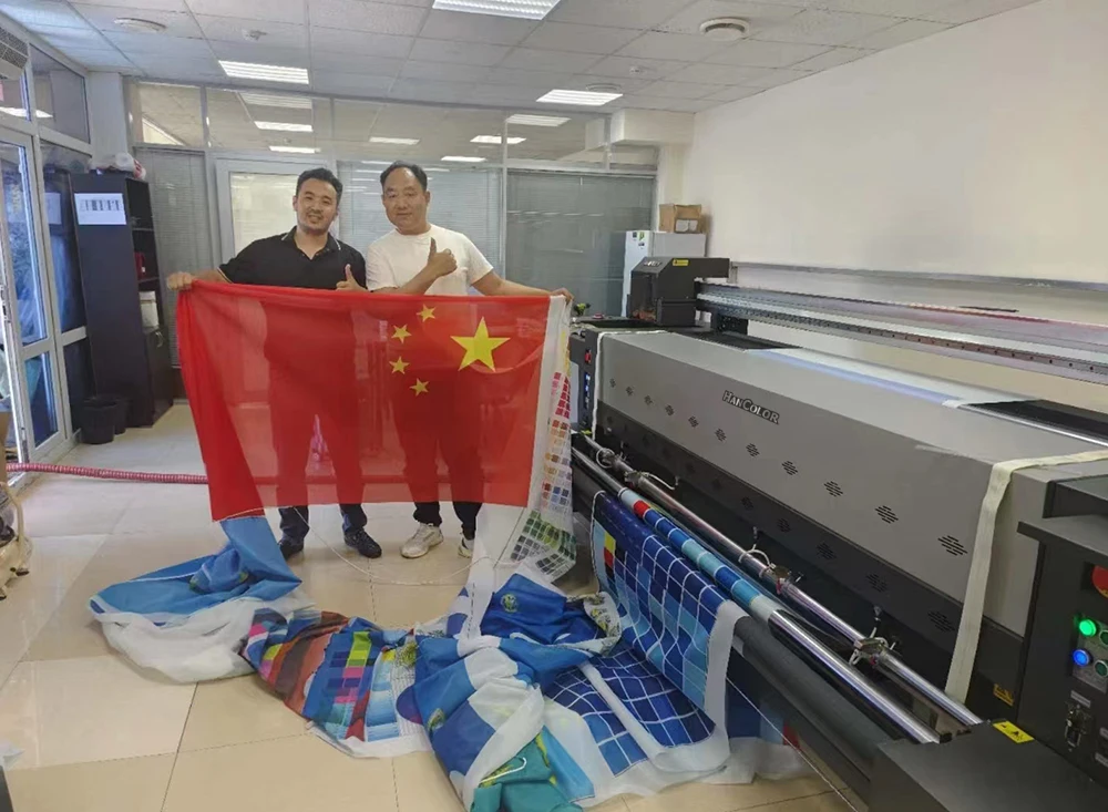 Direct Digital Textile Printer Advertisement Soft Signage Printing Machine Flag Making Machine Inkjet Dye Sublimation Printer