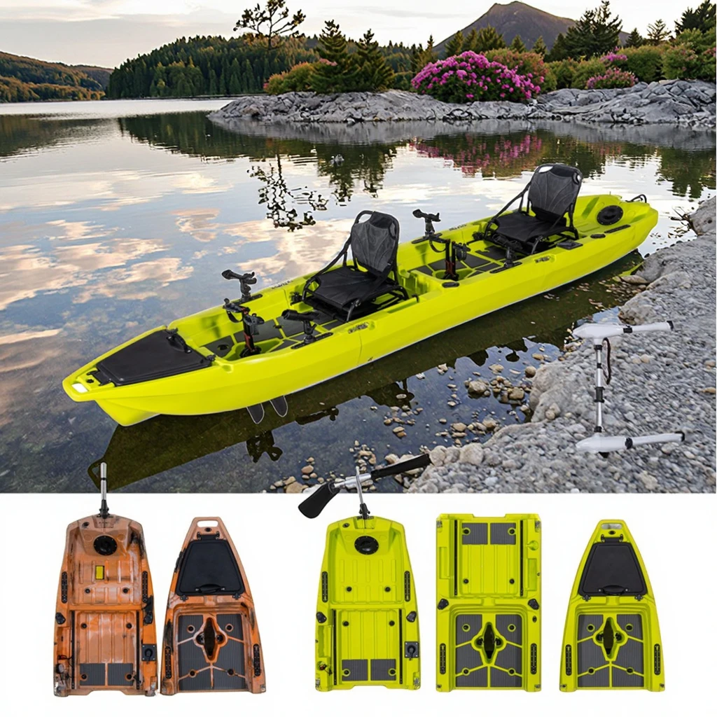 bass fishing kayak accessories Huntury DoubleHeader Track Paddle Holder, Save Kayak Track Space, Kayak Paddle Clip, Kayak Track Mount Accessories, Kayak Oar/ Net/Gaff Holder for Fishing, Kayak Fishing : Sports & Outdoors Kayak Bass Fishing Kayak Fishing