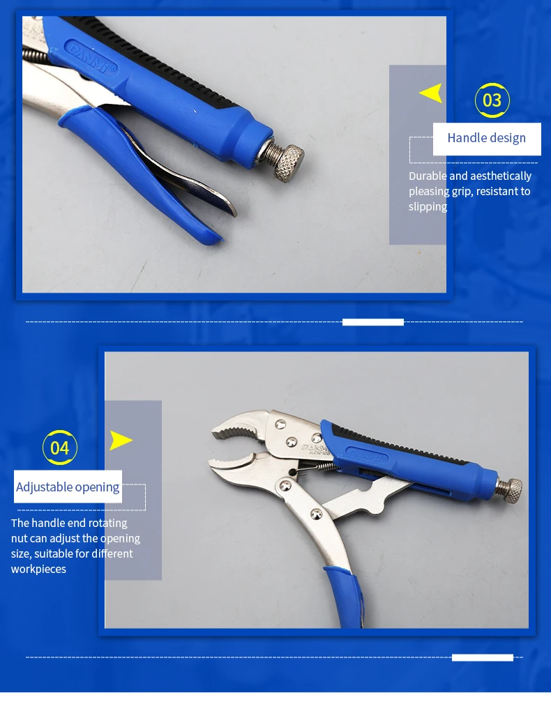 High Quality Hardware Hand Tools Locking Pliers For Professional Use