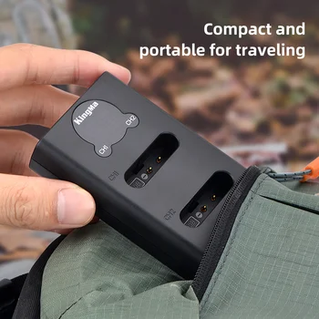 KingMa-LI-90B Camera Battery + LCD USB Dual Charger Kit for Olympus TG-6 TG-5 TG-4 TG-3 for Ricoh DB-110 GR3 GRIII Battery detail image