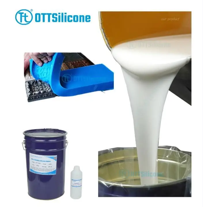 Factory Liquid Silicone for Bronze Statue RTV-2 Lost Wax Casting Silicone Rubber