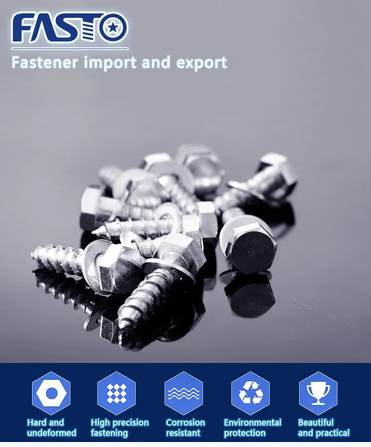 Iso C1022 In. Hex Head Self Drilling Screw With Epdm Washer Buy