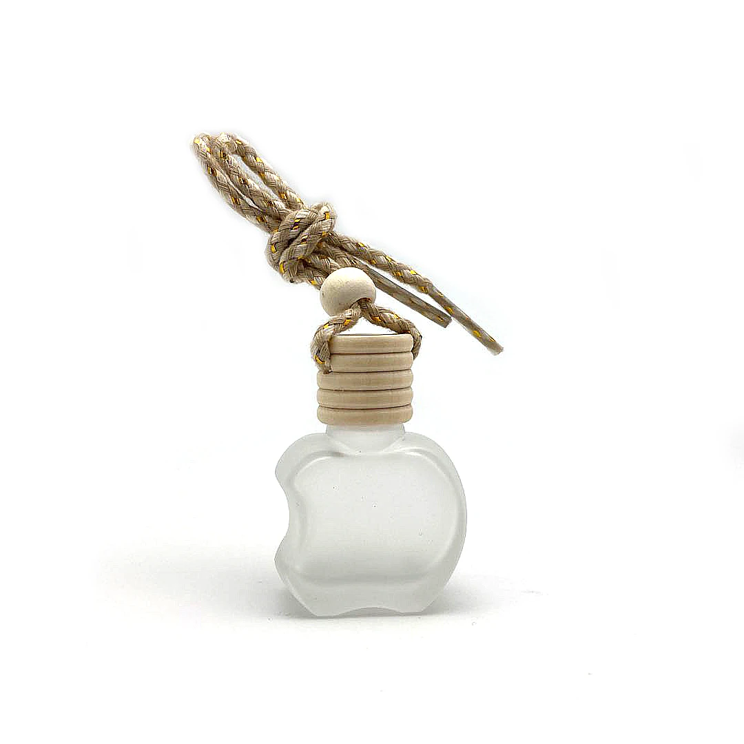 Wholesale 5ml 8ml 10ml Diffuser Frosted Car Perfume Bottle with Wooden Cap