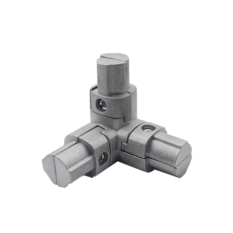 3D 90-degree Internal Connector Third-generation 1000 Series Aluminum Alloy Lean Pipe Connector Accessories Profile Aluminum