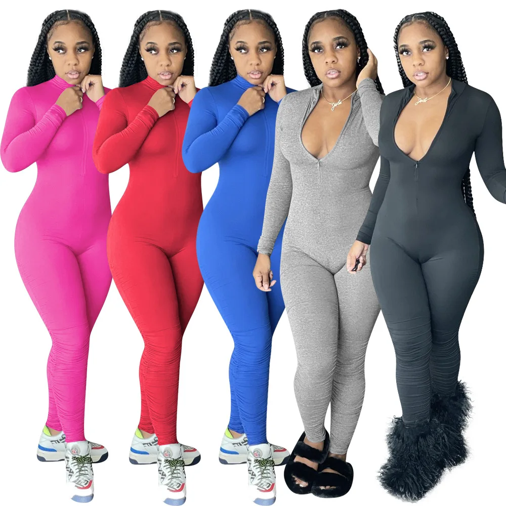 womens biker jumpsuit