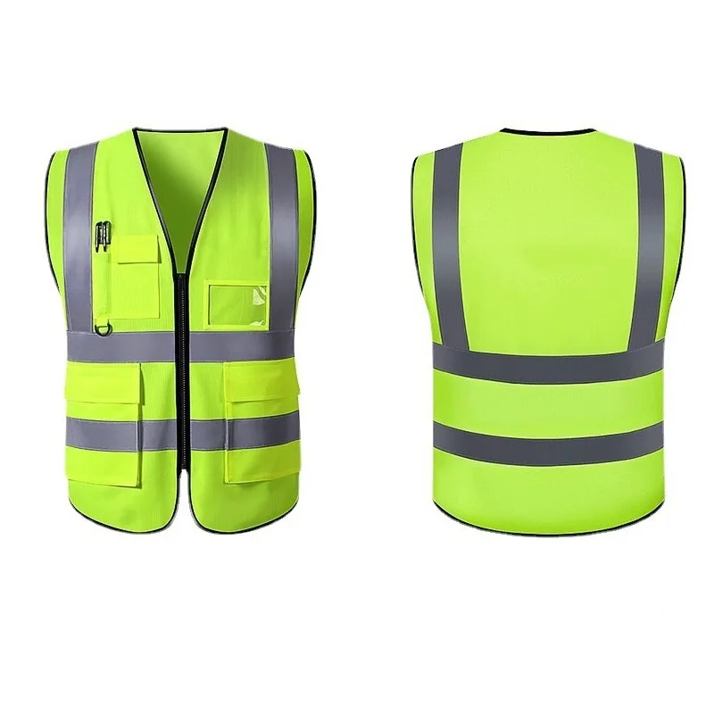 Reflective Vest Safety Vest Jacket Strip Personal Security Construction ...