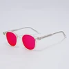 grey with red lens