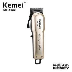 Литиевая батарея Fast персонализированные Парикмахерская Kemei Km-1032 профессиональный большой емкости машинка для стрижки