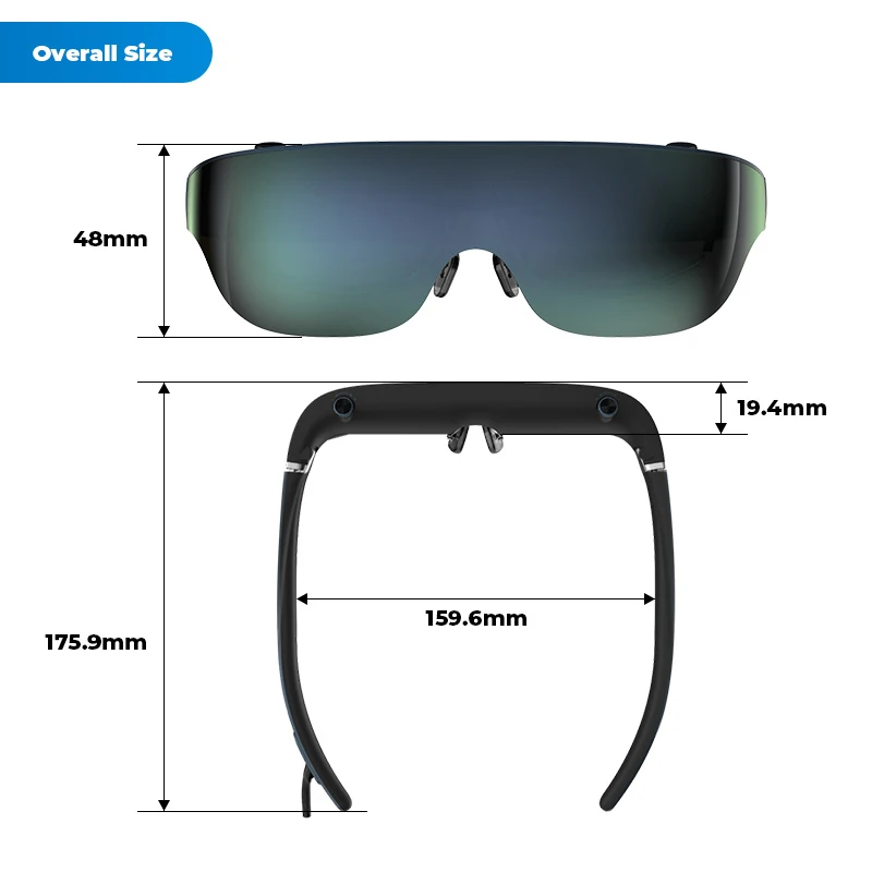 Oem/odm High Quality Ar Glasses Augmented Reality Ar Cycling Glasses ...