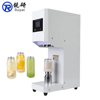 Cansealer 缶シーリングマシンRY-FGJ-100D 2021年製 RY-FGJ-100D Automatic Bottle Sealing Machine for Juice & Tea