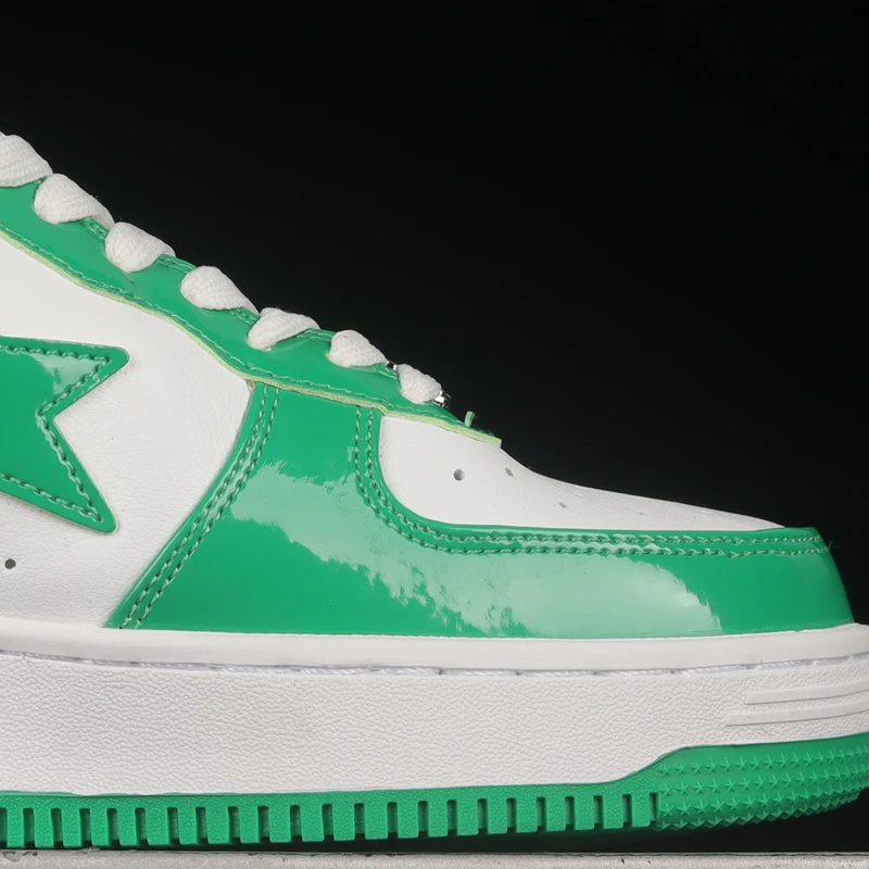 Дизайнерская брендовая Роскошная обувь кроссовки BP SK8 Sta мужская Bap бежевого цвета от Bapestas для мужчин и