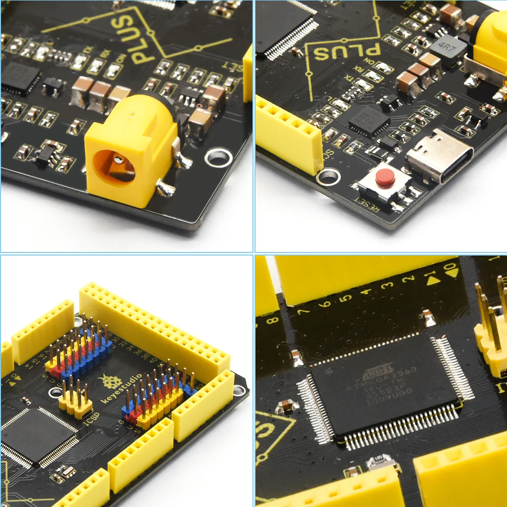 KEYESTUIDO MEGA Plus Controller Board with Type C USB Cable Compatible with ARDUINO mega 2560