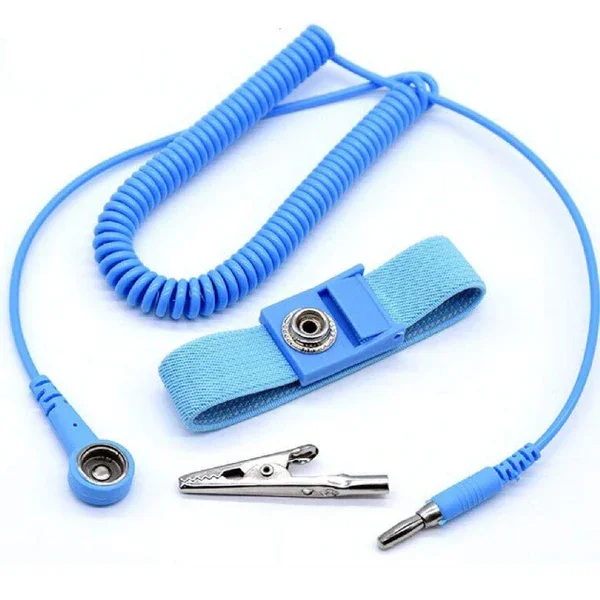 Cleanroom Antistatic Wrist Strap Adjustable ESD Wrist Strap Anti Static Wristband Strap With Grounding Wire Electrostatic ESD