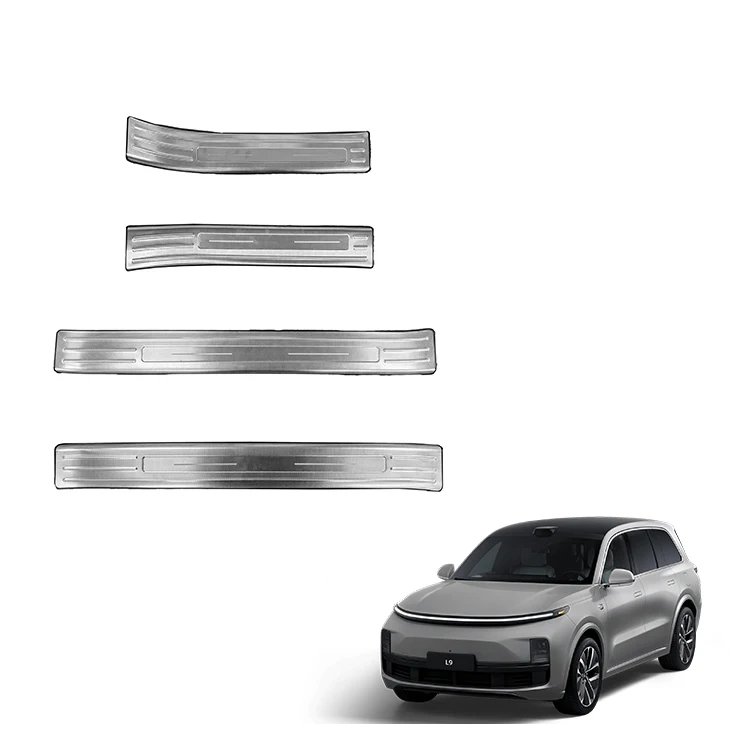 Outer Door Sill Guard for Lixiang L9 Accessories Stainless Steel Car Threshold Plate Door Sills Stickers Exterior Accessory