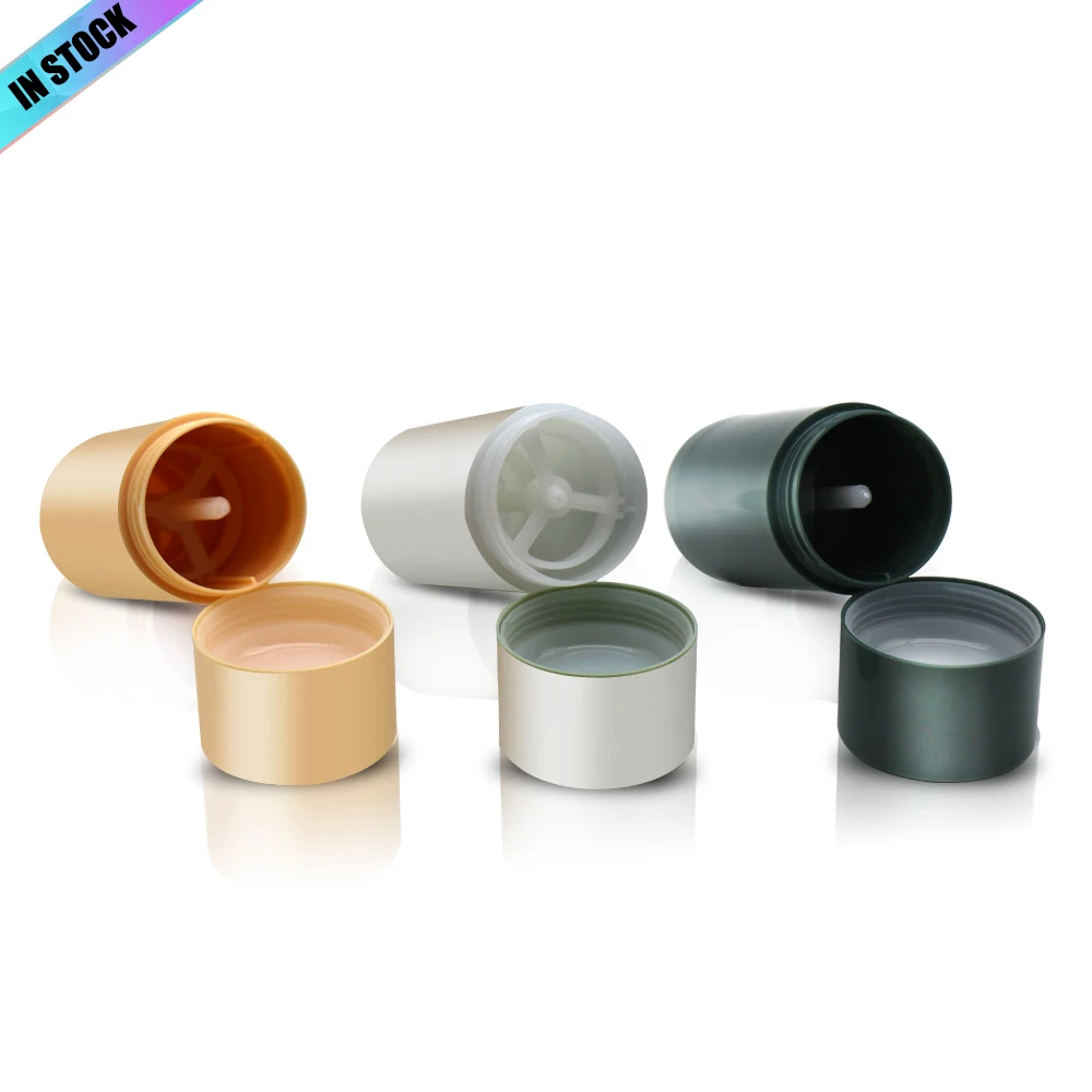 Custom Color ABS PP PCR Empty Sustainable 30g 50g 75g Yellow Deodorant Stick Container Packaging