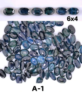 Wholesale Low Price Good Quality Thailand Natural Blue Sapphires Forever Star Brand Natural Cut 4x6mm Loose Sapphire