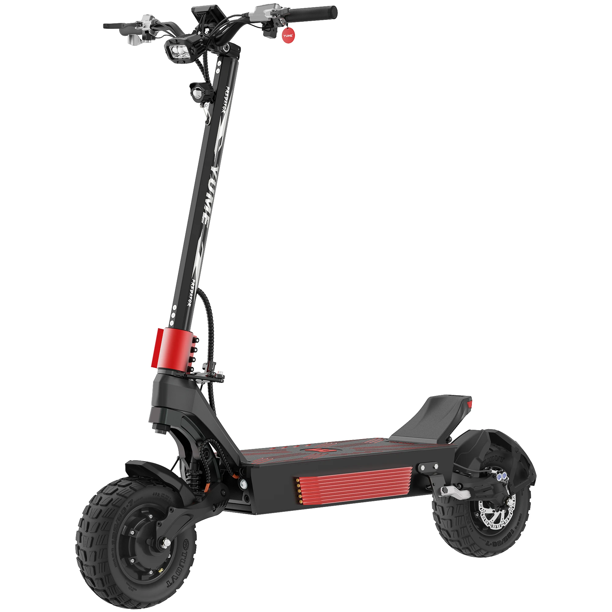 For YUME Predator Electric Scooter Long Range 100 Miles Per Charge for UL Tested 2-Wheel Folding Design Dropshipping Supported