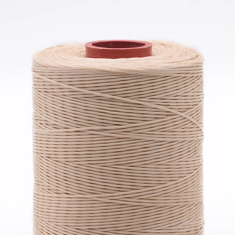 product factory supply 10mm 12mm customized colors leather sew industrial waxed weaving thread-5