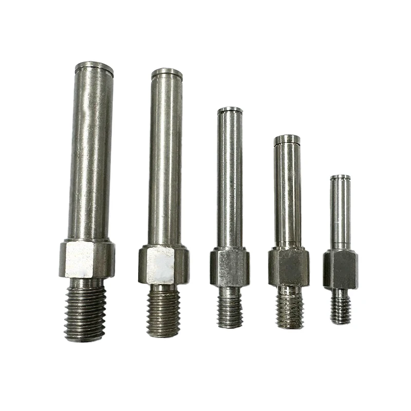 Konsolbult MDD02/06/01 Fin gänga, klass 4.8, polerad yta, rostfritt stål, skruv M6 M8 M10 M12, yttre gängtyp