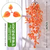 ใบไอวี่สีส้ม 5 แฉก สำหรับแขวนผนัง
