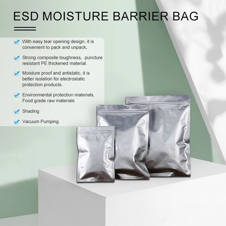 Esd Electrostatic Discharge Bag Antistatic Shielding Bags Moisture Safe
