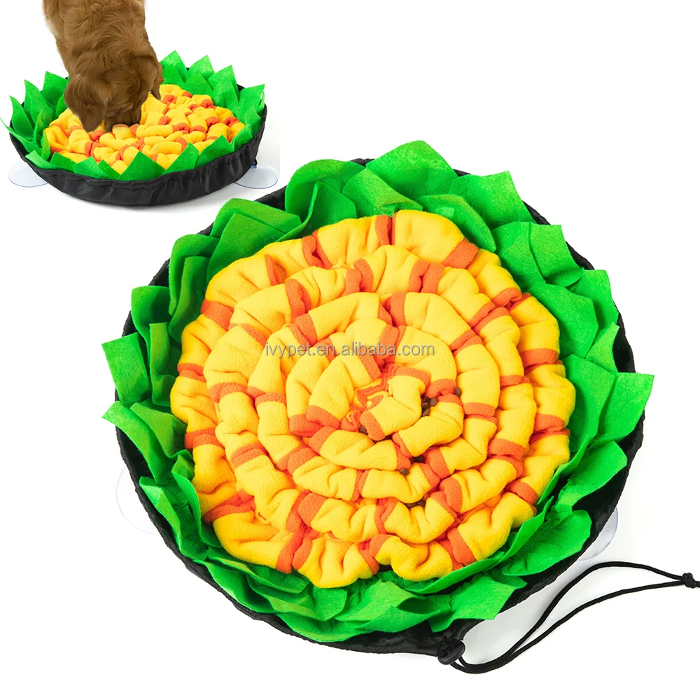 Overseas Delivery Smell Training Enrichment Pet Slow Feeding Toy Adjustable Pet Cat Dog Snuffle Mat factory