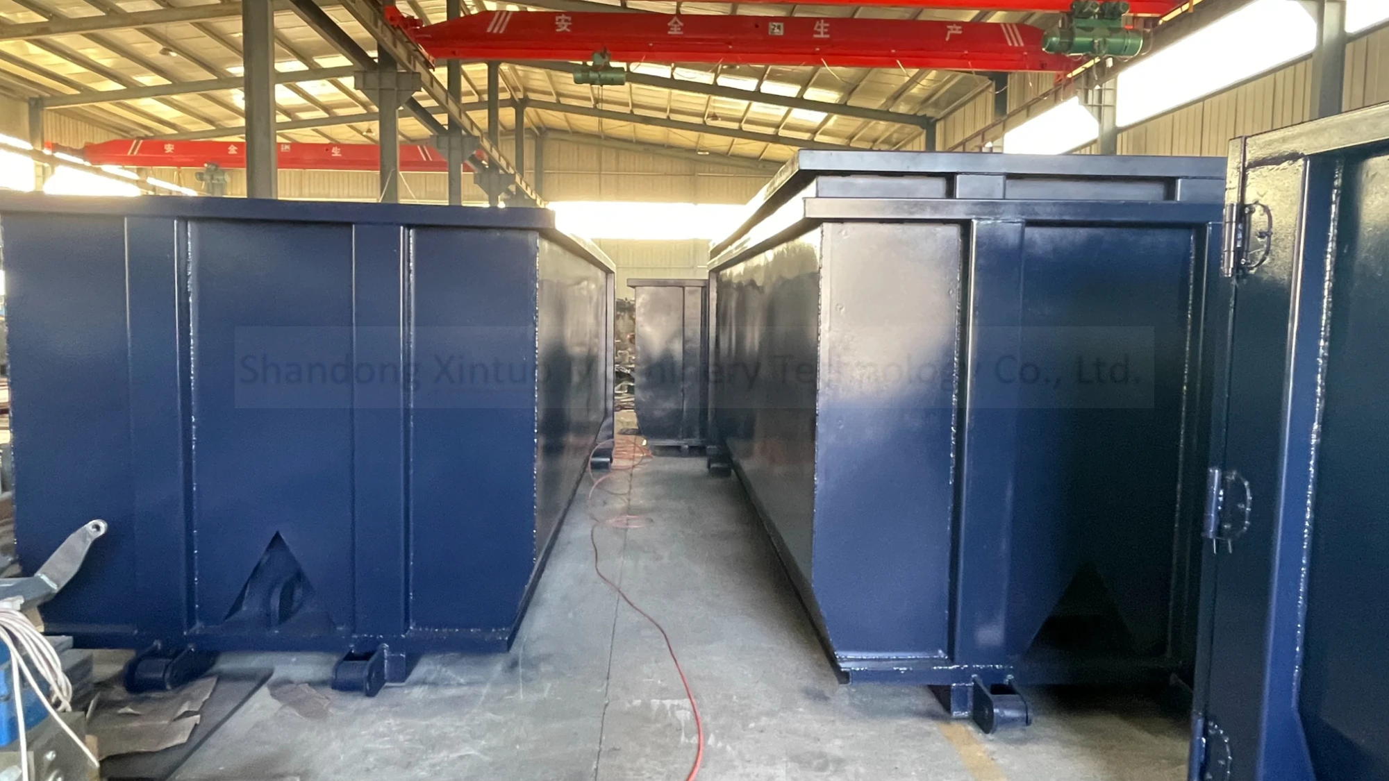 High Quality Metal Skips Bin Open Top Skips Garbage Bin Customizable