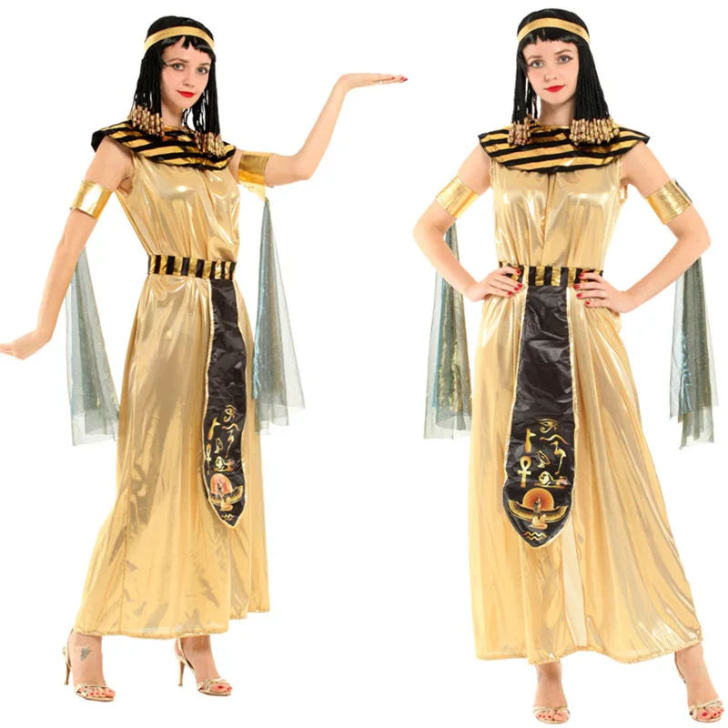 Costume Cosplay della regina greca Egitto medievale Cleopatra mito dea  carnevale abito gioco di ruolo costumi Cosplay egiziani