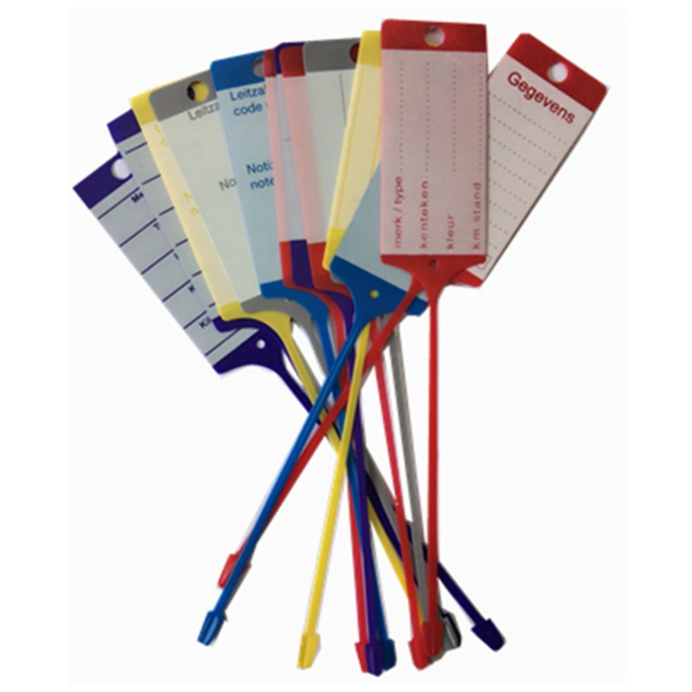 Printed Pp Auto Key Tags Disposable Numbered Pp Auto Car Key Tags Buy