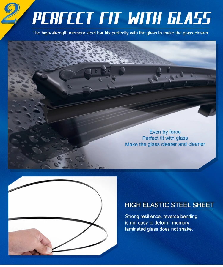 Car Wiper Blade For Windshield Clean Threesection Multifunctional Car