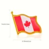 Canadian flag brooch