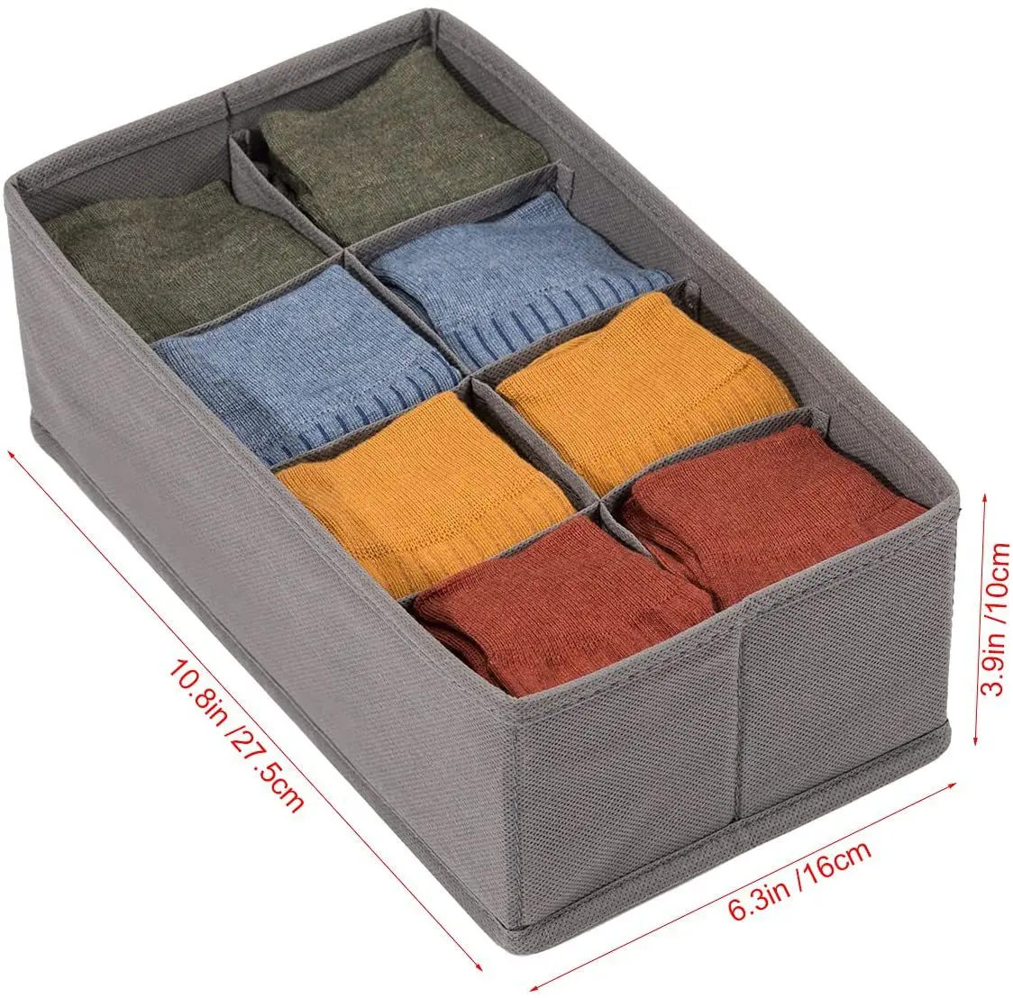 New drawer type divided underwear storage four-piece set of multi-cell saving organizer factory wholesale manufacture