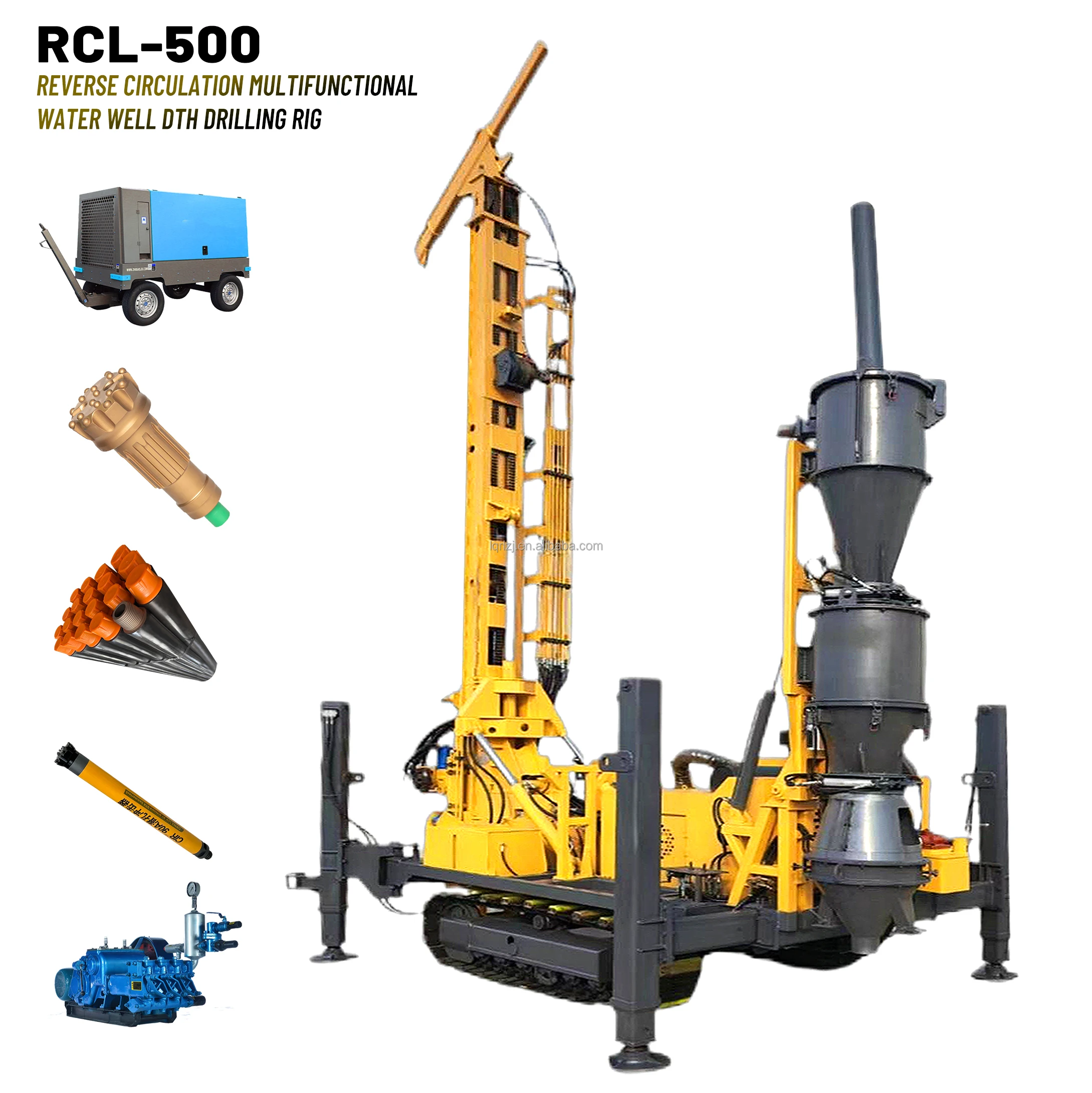 Grad 2 Rig Industrial Grade Reverse Circulation Drilling Rigs with CE ...
