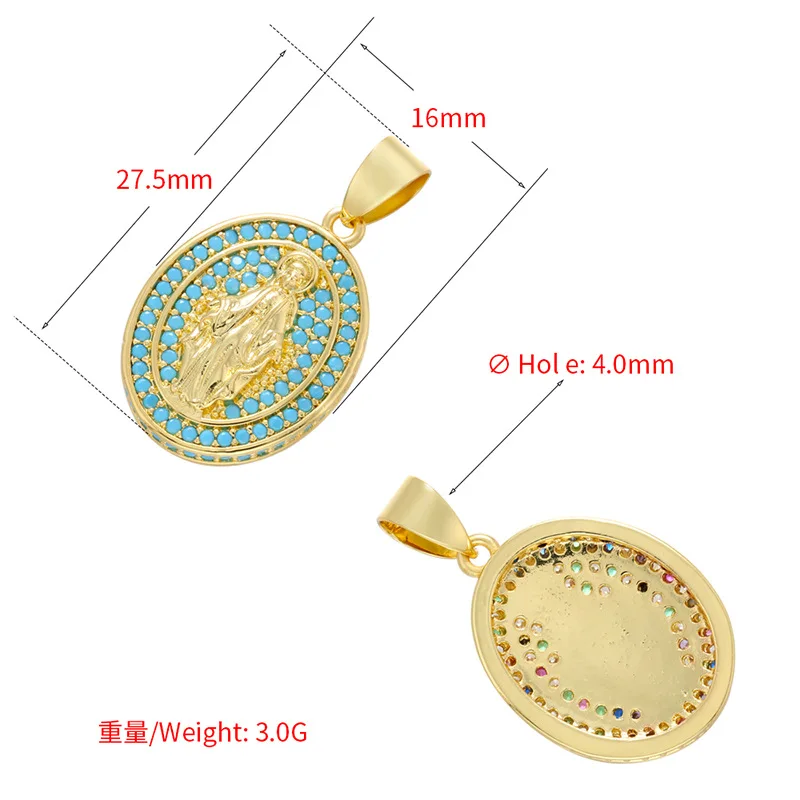 Gold Plated Charms For Bracelets Bulk Luxury Cubic Zirconia Pave