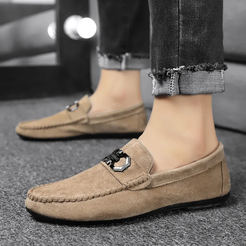 Hot Selling Wholesale Comfortable Casual Daily Mens Loafers Office Working Driving Shoes