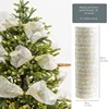 9.84 inch wide highlight gold ribbon