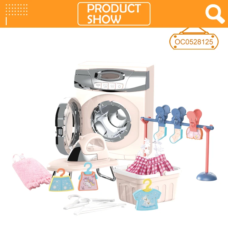 Пластиковая бытовая техника, игрушечная Мини-машинка для стирки