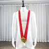 Estilo navideño para hombre, cuello en V, talla seis.